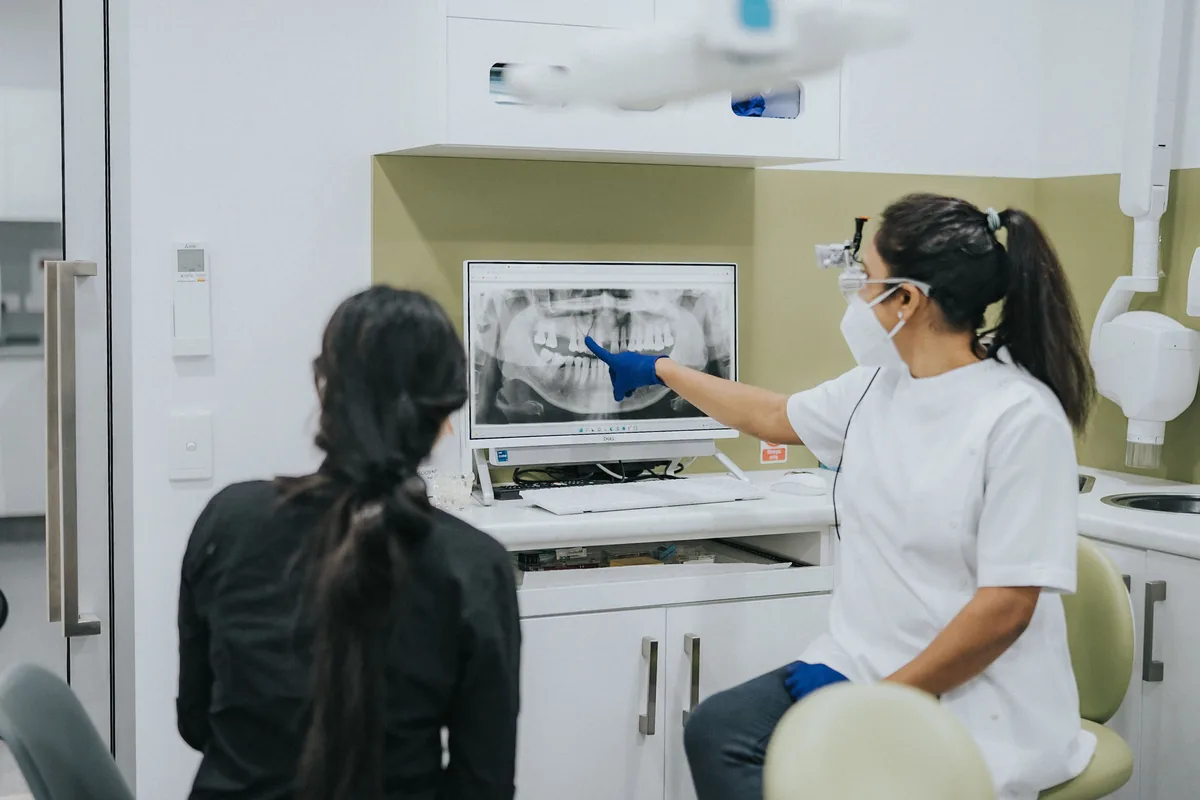 Invisalign next steps being explained at Signature Dental